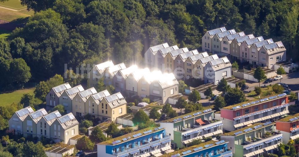 Gelsenkirchen von oben - Wohngebiet einer Einfamilienhaus- Siedlung in Gelsenkirchen im Bundesland Nordrhein-Westfalen