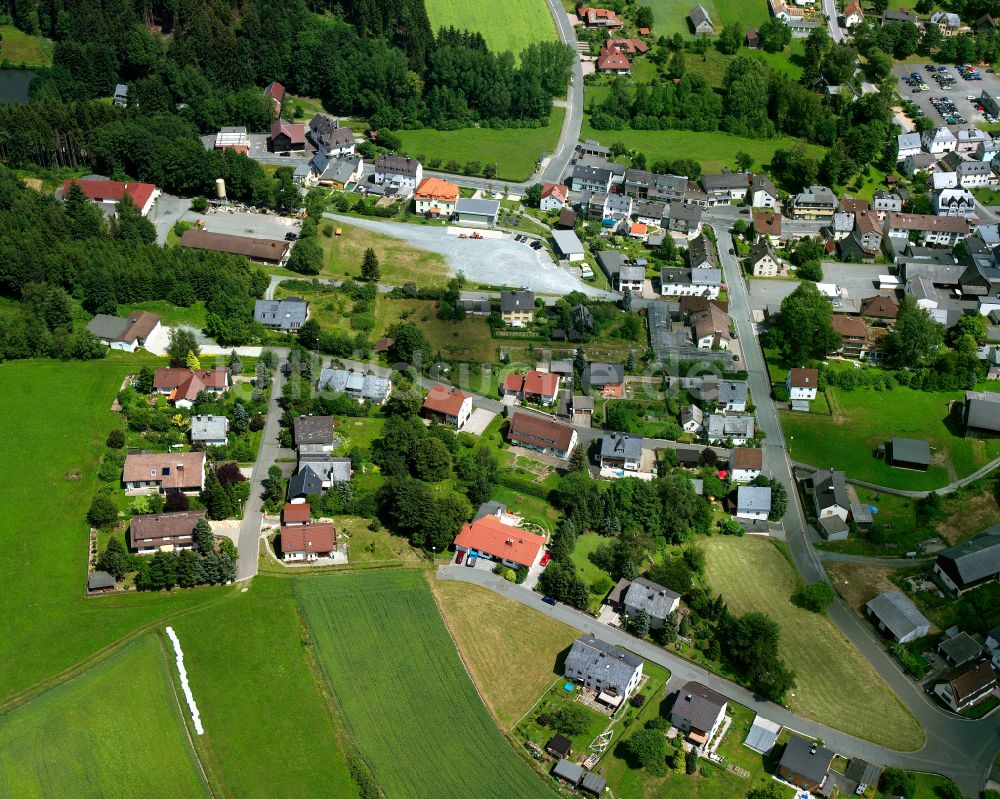 Luftbild Geroldsgrün - Wohngebiet einer Einfamilienhaus- Siedlung in Geroldsgrün im Bundesland Bayern, Deutschland