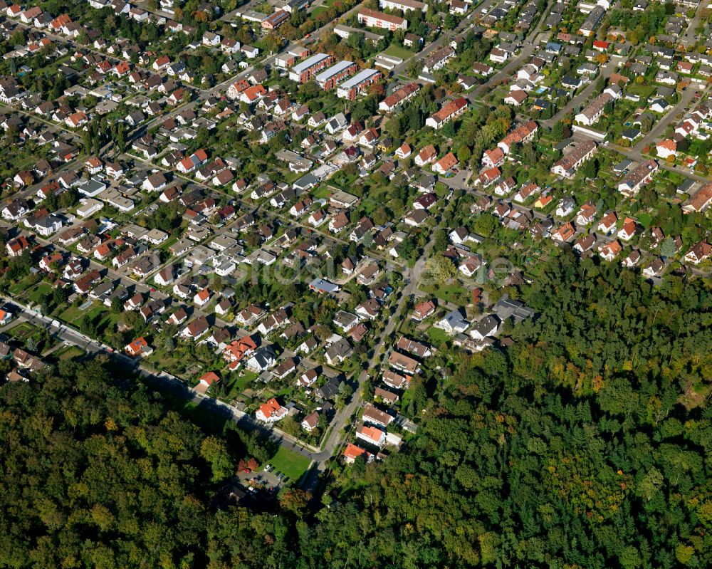 Luftbild Grünwinkel - Wohngebiet einer Einfamilienhaus- Siedlung in Grünwinkel im Bundesland Baden-Württemberg, Deutschland