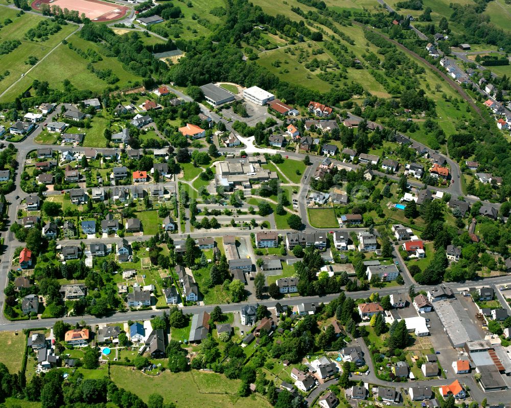 Luftbild Haiger - Wohngebiet einer Einfamilienhaus- Siedlung in Haiger im Bundesland Hessen, Deutschland