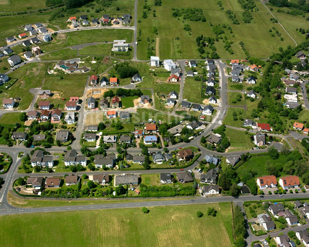 Haiger von oben - Wohngebiet einer Einfamilienhaus- Siedlung in Haiger im Bundesland Hessen, Deutschland