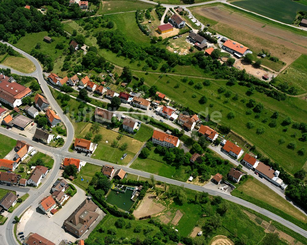 Luftbild Haiterbach - Wohngebiet einer Einfamilienhaus- Siedlung in Haiterbach im Bundesland Baden-Württemberg, Deutschland