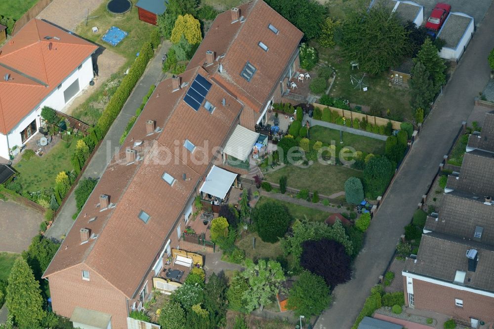 Luftaufnahme Hehlingen - Wohngebiet einer Einfamilienhaus- Siedlung in Hehlingen im Bundesland Niedersachsen