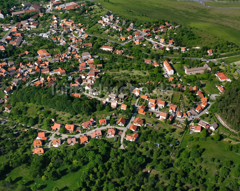 Luftbild Heimburg - Wohngebiet einer Einfamilienhaus- Siedlung in Heimburg im Bundesland Sachsen-Anhalt, Deutschland