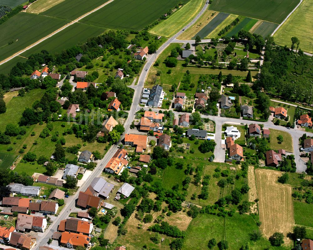 Luftbild Hochdorf - Wohngebiet einer Einfamilienhaus- Siedlung in Hochdorf im Bundesland Baden-Württemberg, Deutschland