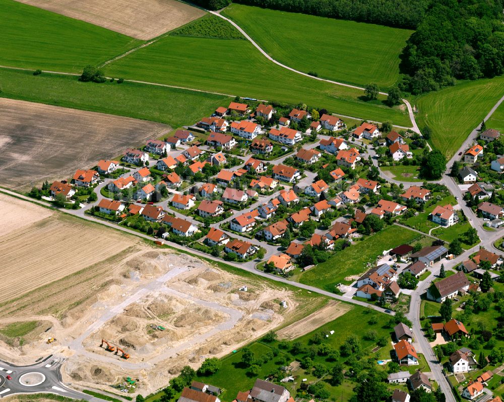 Luftbild Hochdorf - Wohngebiet einer Einfamilienhaus- Siedlung in Hochdorf im Bundesland Baden-Württemberg, Deutschland