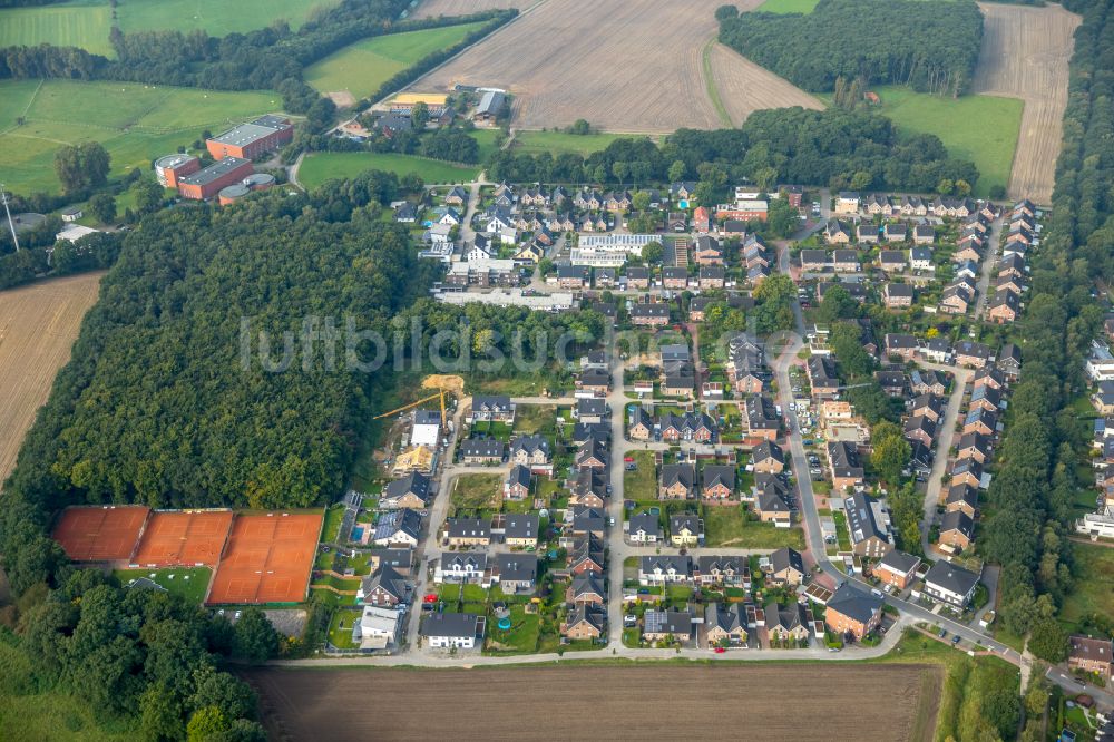 Luftbild Holsterhausen - Wohngebiet einer Einfamilienhaus- Siedlung in Holsterhausen im Bundesland Nordrhein-Westfalen, Deutschland