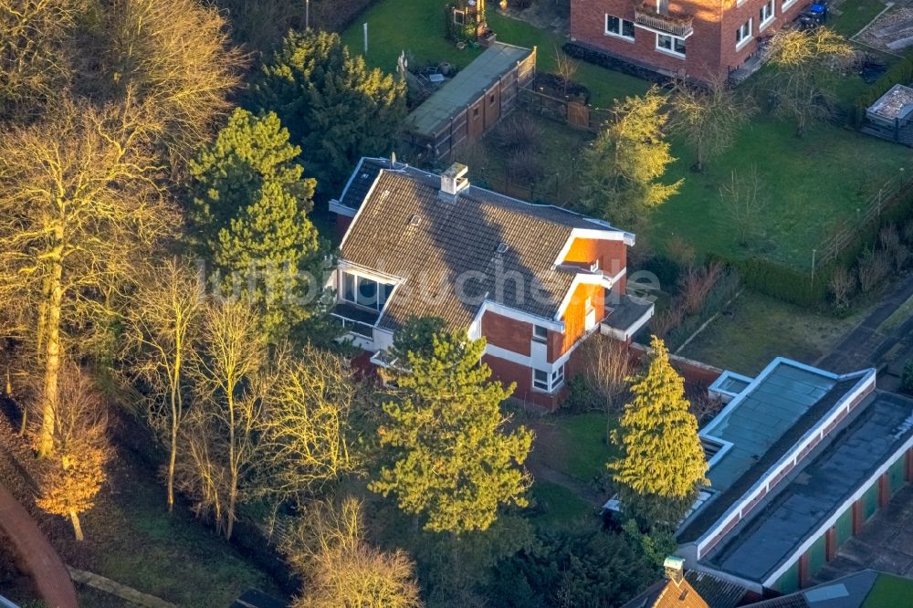 Luftbild Hamm - Wohngebiet mit Einfamilienhaus- Siedlung an der Kleistraße im Ortsteil Heessen in Hamm im Bundesland Nordrhein-Westfalen, Deutschland