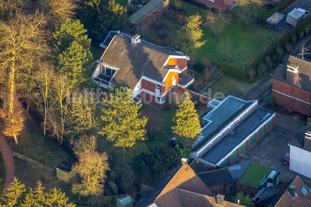 Luftbild Hamm - Wohngebiet mit Einfamilienhaus- Siedlung an der Kleistraße im Ortsteil Heessen in Hamm im Bundesland Nordrhein-Westfalen, Deutschland