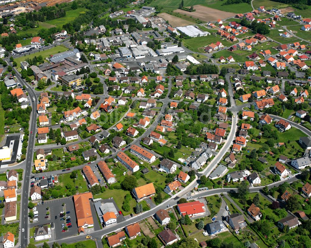 Luftbild Lauterbach (Hessen) - Wohngebiet einer Einfamilienhaus- Siedlung in Lauterbach (Hessen) im Bundesland Hessen, Deutschland