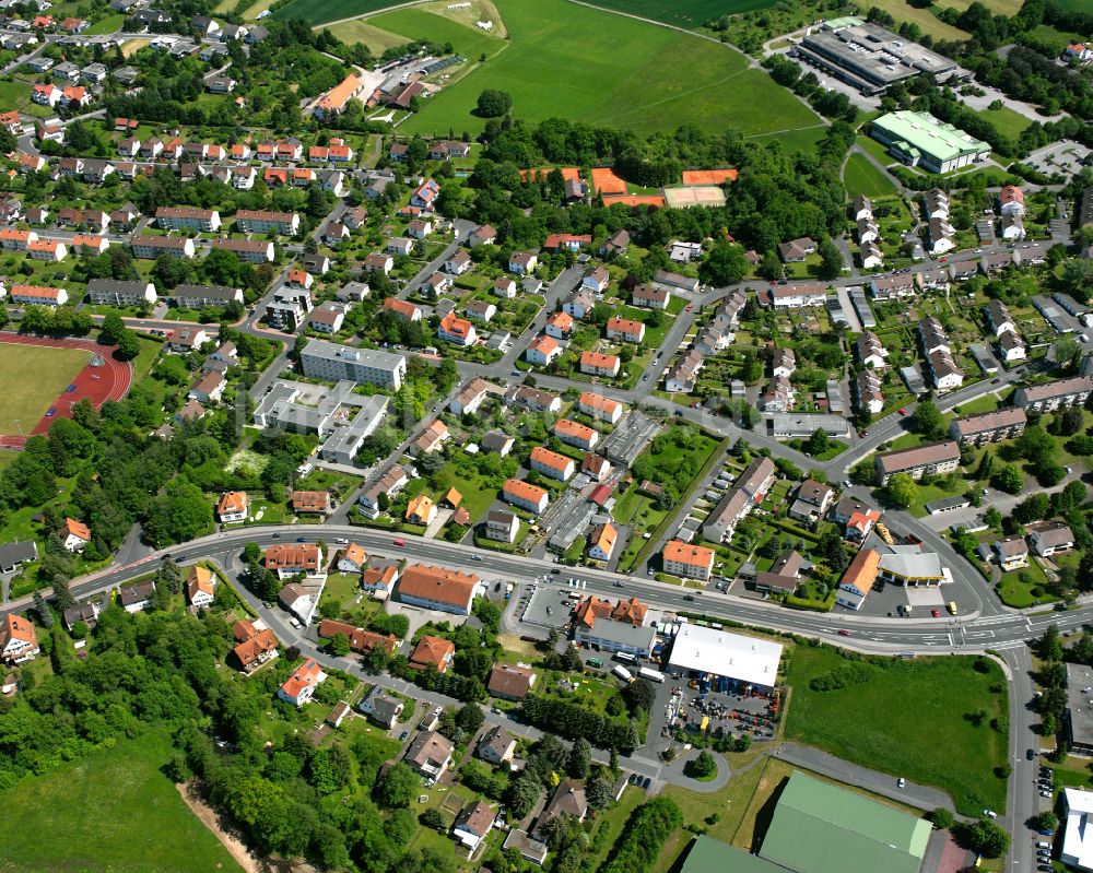 Luftbild Lauterbach (Hessen) - Wohngebiet einer Einfamilienhaus- Siedlung in Lauterbach (Hessen) im Bundesland Hessen, Deutschland