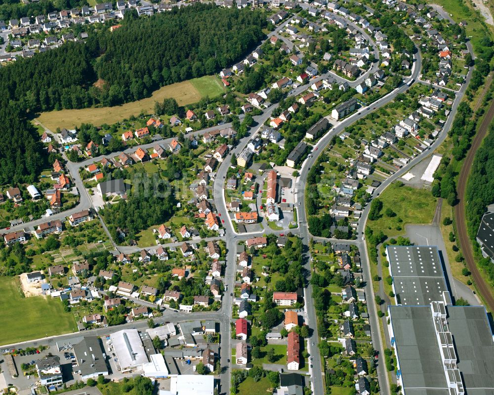 Luftbild Moschendorf - Wohngebiet einer Einfamilienhaus- Siedlung in Moschendorf im Bundesland Bayern, Deutschland