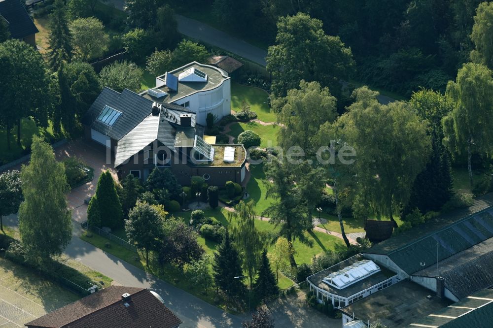 Luftaufnahme Munster - Wohngebiet einer Einfamilienhaus- Siedlung in Munster im Bundesland Niedersachsen