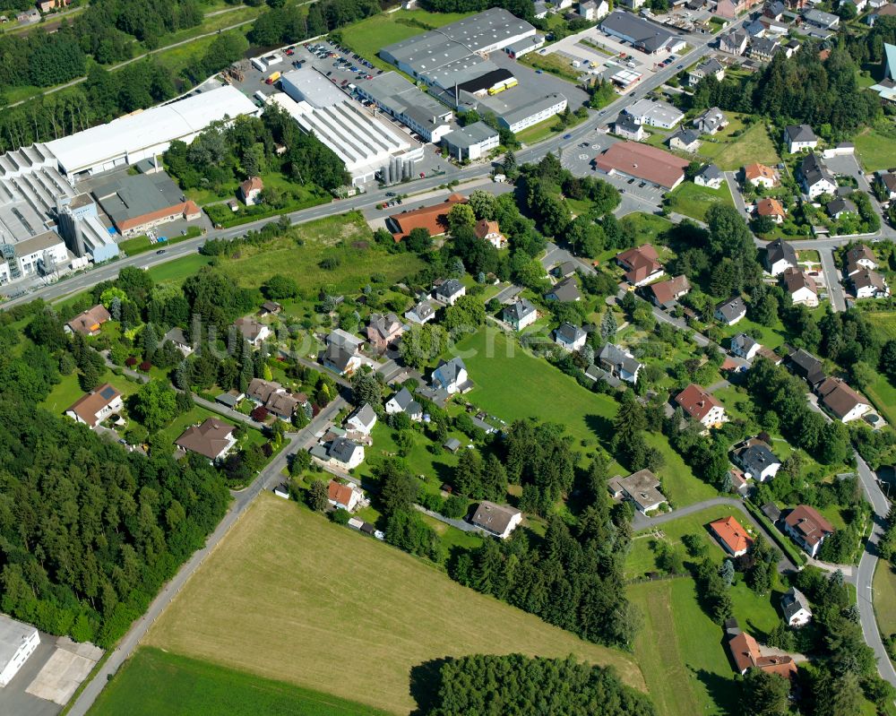 Luftbild Oberkotzau - Wohngebiet einer Einfamilienhaus- Siedlung in Oberkotzau im Bundesland Bayern, Deutschland