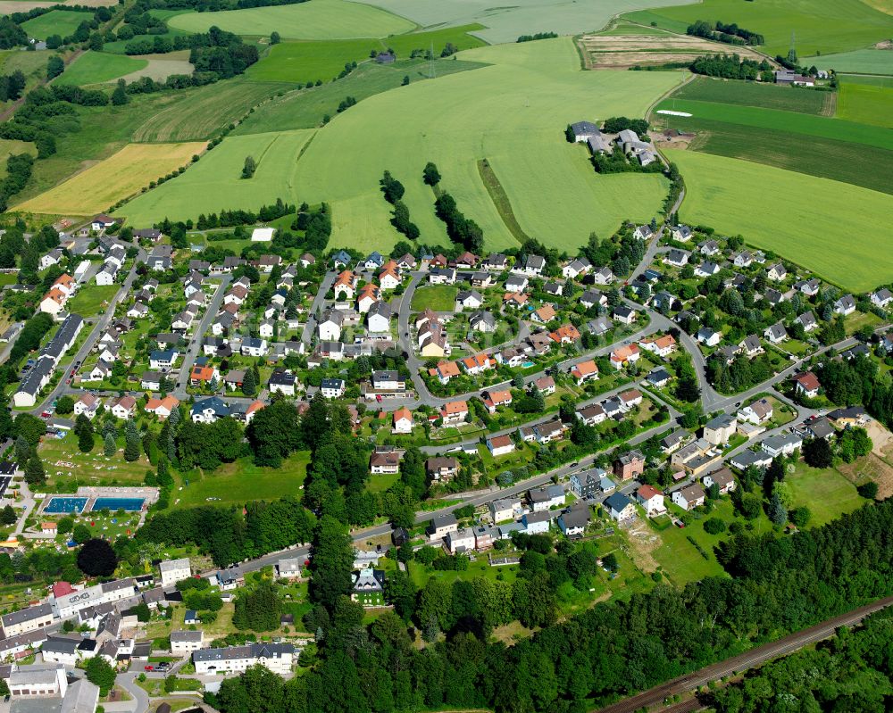 Luftbild Oberkotzau - Wohngebiet einer Einfamilienhaus- Siedlung in Oberkotzau im Bundesland Bayern, Deutschland