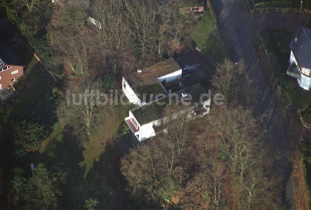 Ibbenbüren aus der Vogelperspektive: Wohngebiet einer Einfamilienhaus- Siedlung im Ortsteil Schafberg in Ibbenbüren im Bundesland Nordrhein-Westfalen, Deutschland