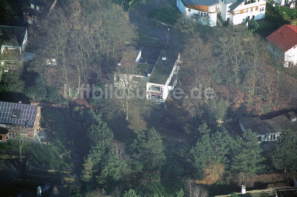 Luftbild Ibbenbüren - Wohngebiet einer Einfamilienhaus- Siedlung im Ortsteil Schafberg in Ibbenbüren im Bundesland Nordrhein-Westfalen, Deutschland