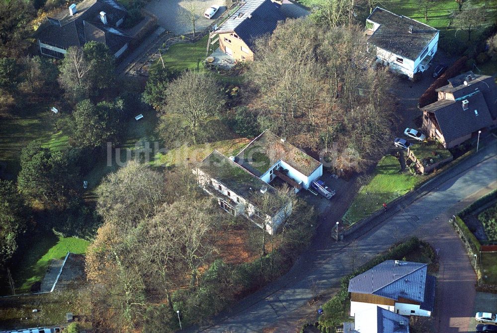 Ibbenbüren von oben - Wohngebiet einer Einfamilienhaus- Siedlung im Ortsteil Schafberg in Ibbenbüren im Bundesland Nordrhein-Westfalen, Deutschland