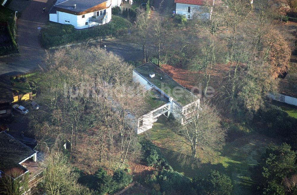 Luftaufnahme Ibbenbüren - Wohngebiet einer Einfamilienhaus- Siedlung im Ortsteil Schafberg in Ibbenbüren im Bundesland Nordrhein-Westfalen, Deutschland