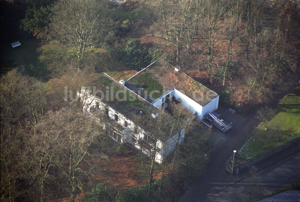 Luftaufnahme Ibbenbüren - Wohngebiet einer Einfamilienhaus- Siedlung im Ortsteil Schafberg in Ibbenbüren im Bundesland Nordrhein-Westfalen, Deutschland