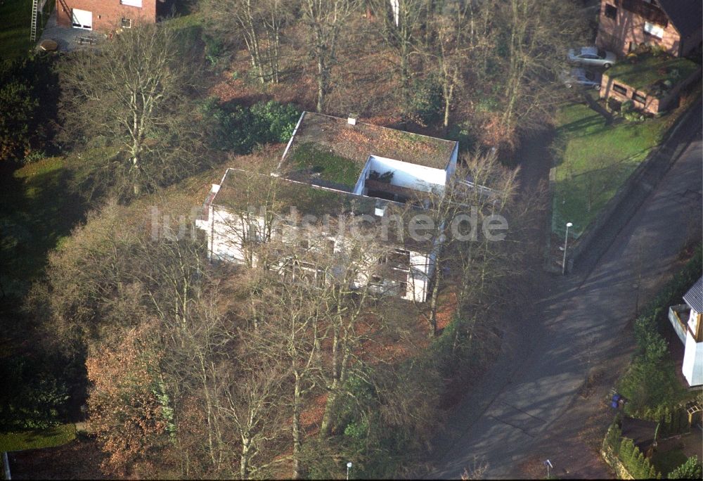 Ibbenbüren von oben - Wohngebiet einer Einfamilienhaus- Siedlung im Ortsteil Schafberg in Ibbenbüren im Bundesland Nordrhein-Westfalen, Deutschland