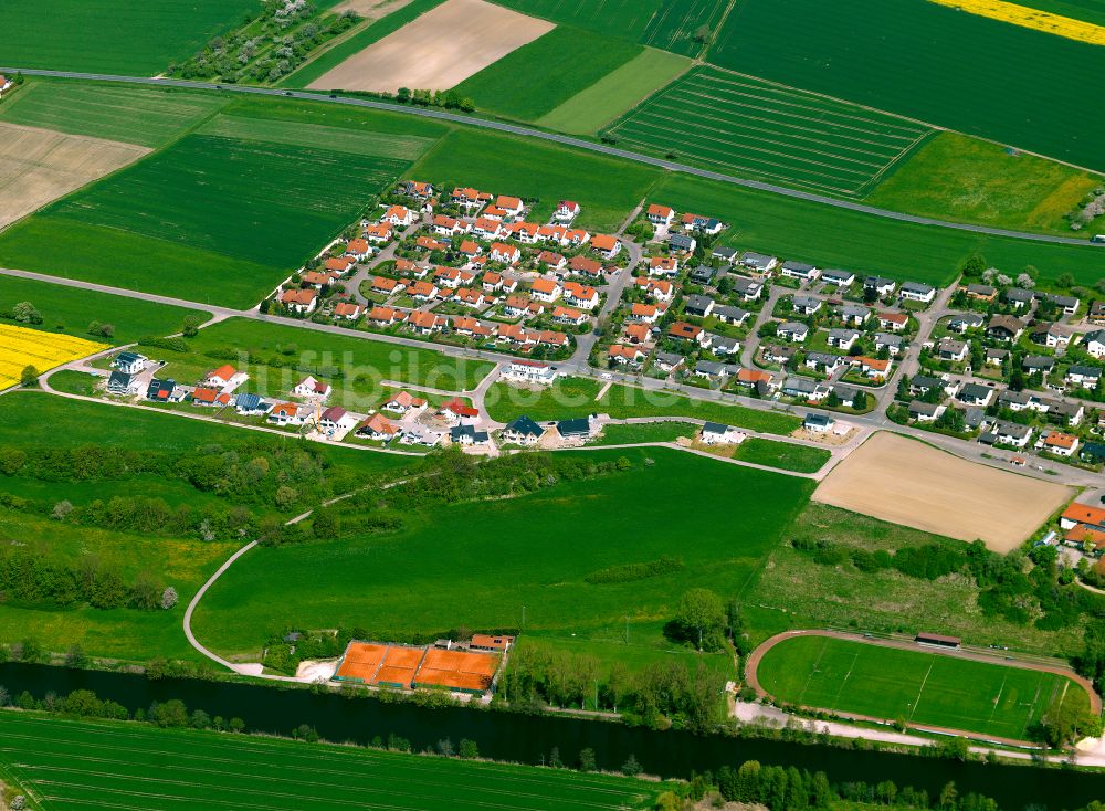 Luftbild Öpfingen - Wohngebiet einer Einfamilienhaus- Siedlung in Öpfingen im Bundesland Baden-Württemberg, Deutschland