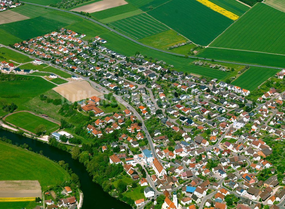 Luftbild Öpfingen - Wohngebiet einer Einfamilienhaus- Siedlung in Öpfingen im Bundesland Baden-Württemberg, Deutschland