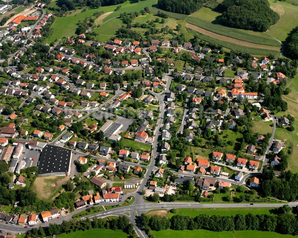 Reichelsheim (Odenwald) von oben - Wohngebiet einer Einfamilienhaus- Siedlung in Reichelsheim (Odenwald) im Bundesland Hessen, Deutschland