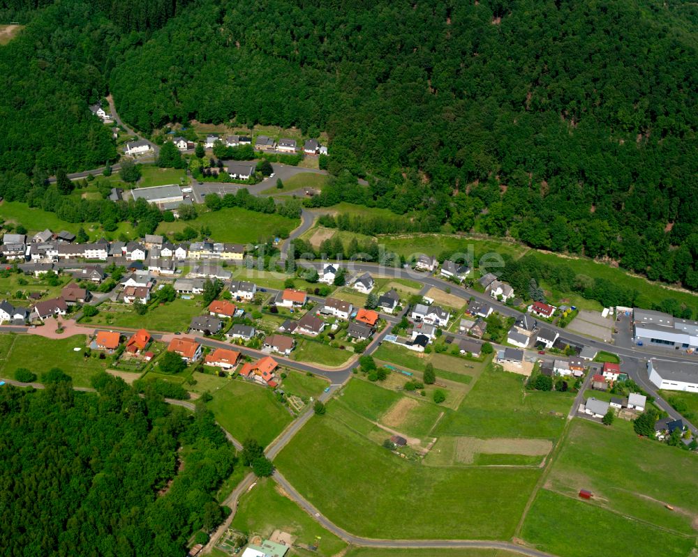 Luftbild Rittershausen - Wohngebiet einer Einfamilienhaus- Siedlung in Rittershausen im Bundesland Hessen, Deutschland