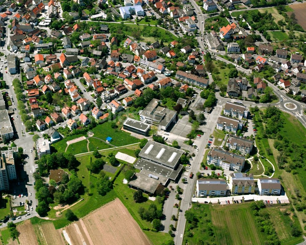 Luftbild Rommelshausen - Wohngebiet einer Einfamilienhaus- Siedlung in Rommelshausen im Bundesland Baden-Württemberg, Deutschland