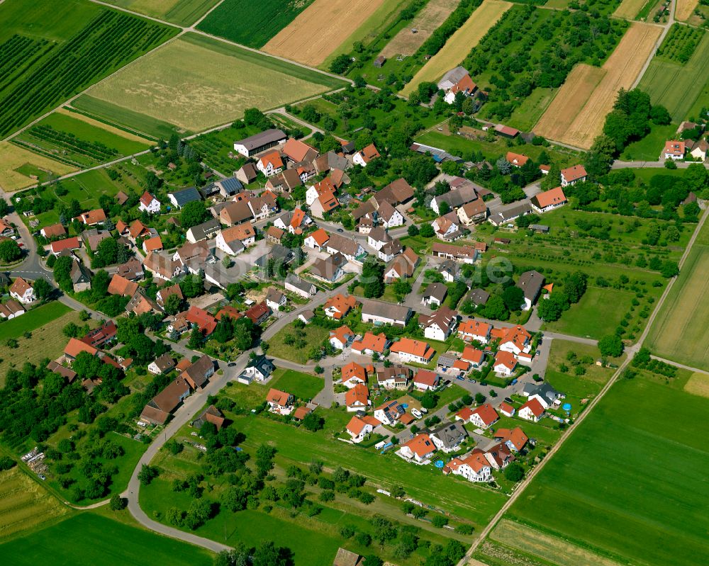 Luftbild Rottenburg am Neckar - Wohngebiet einer Einfamilienhaus- Siedlung in Rottenburg am Neckar im Bundesland Baden-Württemberg, Deutschland