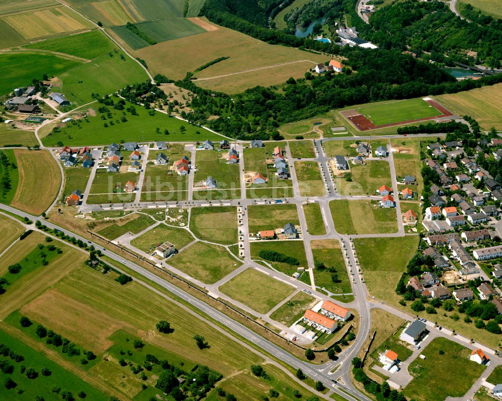 Luftbild Rottenburg am Neckar - Wohngebiet einer Einfamilienhaus- Siedlung in Rottenburg am Neckar im Bundesland Baden-Württemberg, Deutschland