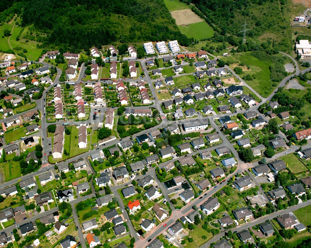 Luftbild Seelbach - Wohngebiet einer Einfamilienhaus- Siedlung in Seelbach im Bundesland Hessen, Deutschland