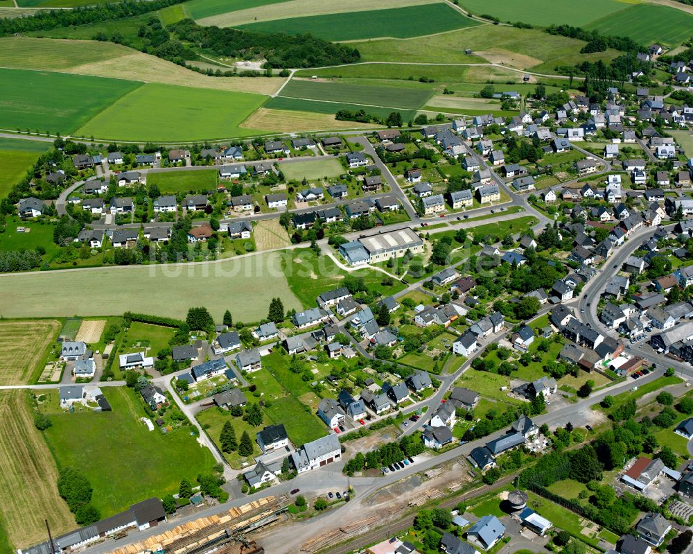 Sohren aus der Vogelperspektive: Wohngebiet einer Einfamilienhaus- Siedlung in Sohren im Bundesland Rheinland-Pfalz, Deutschland