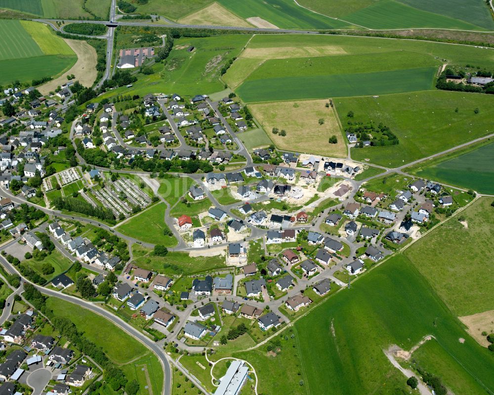 Luftbild Sohren - Wohngebiet einer Einfamilienhaus- Siedlung in Sohren im Bundesland Rheinland-Pfalz, Deutschland