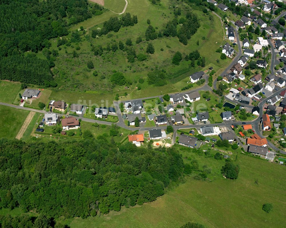 Luftbild Steinbach - Wohngebiet einer Einfamilienhaus- Siedlung in Steinbach im Bundesland Hessen, Deutschland