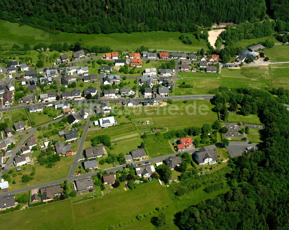 Luftbild Steinbach - Wohngebiet einer Einfamilienhaus- Siedlung in Steinbach im Bundesland Hessen, Deutschland