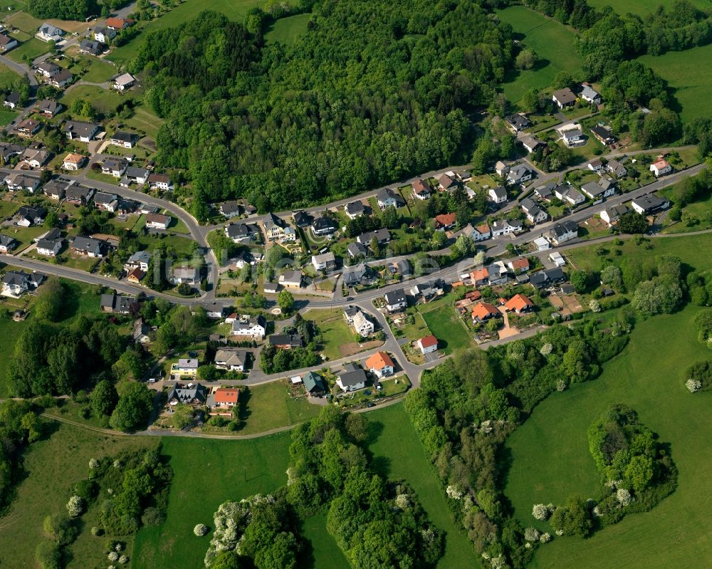 Luftaufnahme Stockum-Püschen - Wohngebiet einer Einfamilienhaus- Siedlung in Stockum-Püschen im Bundesland Rheinland-Pfalz