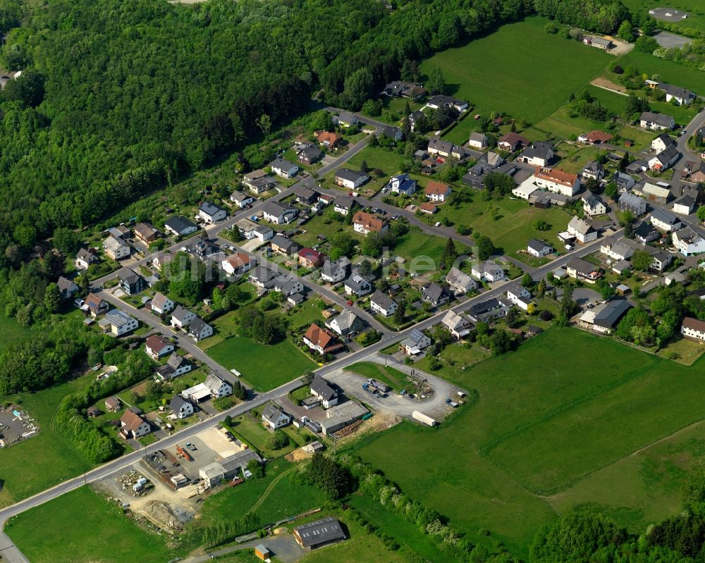 Stockum-Püschen von oben - Wohngebiet einer Einfamilienhaus- Siedlung in Stockum-Püschen im Bundesland Rheinland-Pfalz