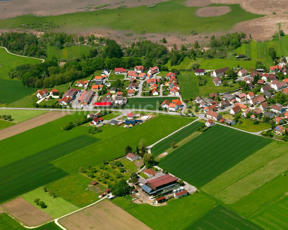 Tiefenbach aus der Vogelperspektive: Wohngebiet einer Einfamilienhaus- Siedlung in Tiefenbach im Bundesland Baden-Württemberg, Deutschland