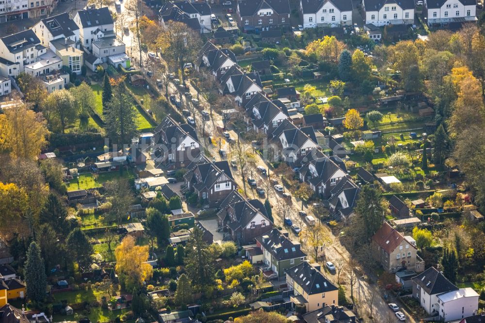 Wiemelhausen aus der Vogelperspektive: Wohngebiet einer Einfamilienhaus- Siedlung in Wiemelhausen im Bundesland Nordrhein-Westfalen, Deutschland