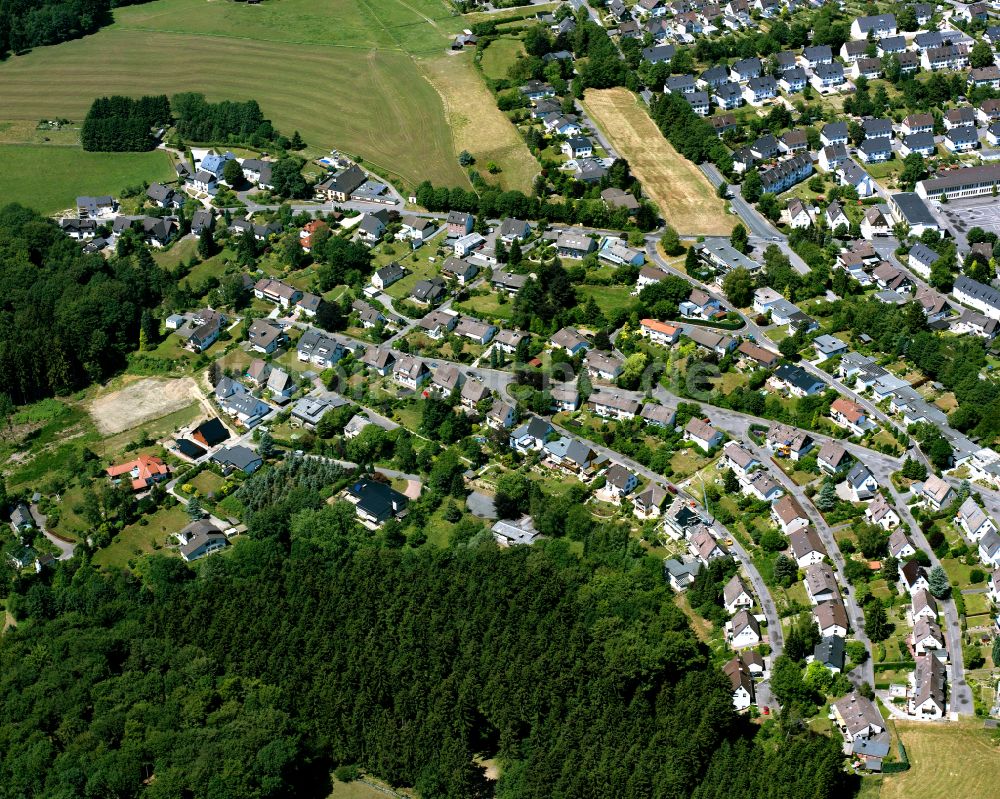 Luftbild Winzenberg - Wohngebiet einer Einfamilienhaus- Siedlung in Winzenberg im Bundesland Nordrhein-Westfalen, Deutschland