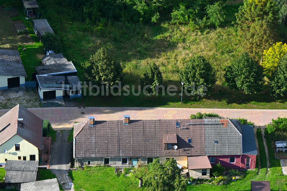 Groß Daberkow von oben - Wohngebiet einer Einfamilienhaus- Siedlung Zum Pastorhaus in Groß Daberkow im Bundesland Mecklenburg-Vorpommern, Deutschland