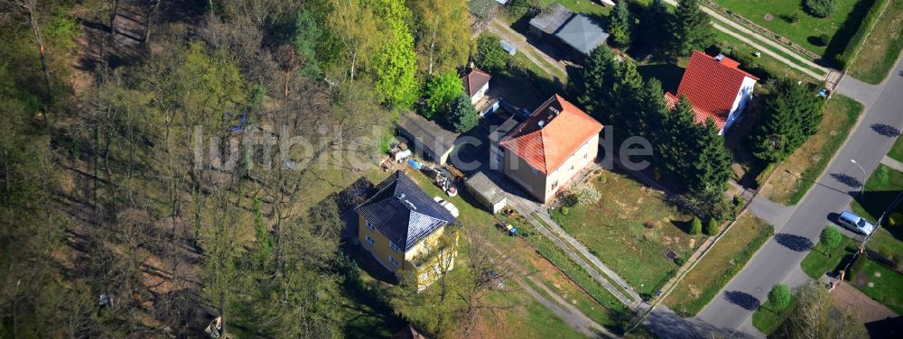 Falkensee aus der Vogelperspektive: Wohngebiet mit Einfamilienhäusern an der Mannheimer Straße in Falkensee im Bundesland Brandenburg