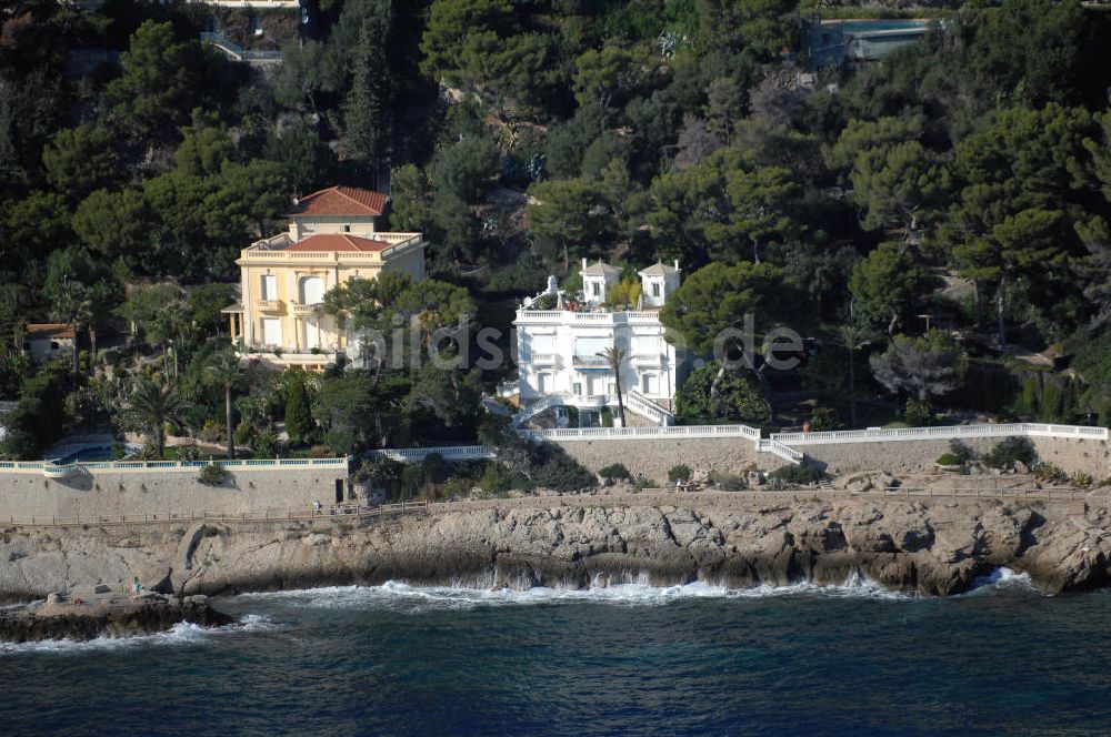 Luftaufnahme MONACO - Wohngebiet entlang der Avenue Raymond Gramaglia in Cap-d' Ail