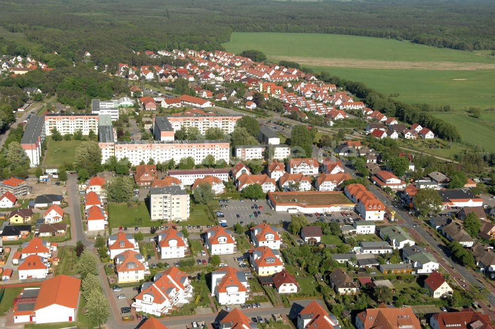 Graal-Müritz von oben - Wohngebiet Eselswiese im Ostseeheilbad Graal-Müritz