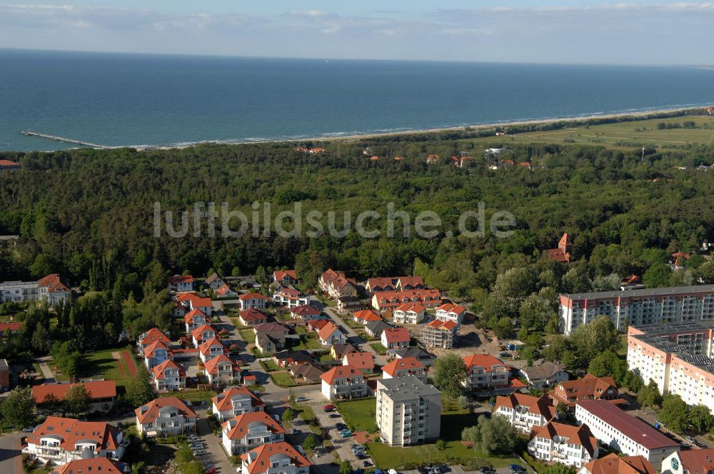 Graal-Müritz von oben - Wohngebiet Eselswiese im Ostseeheilbad Graal-Müritz