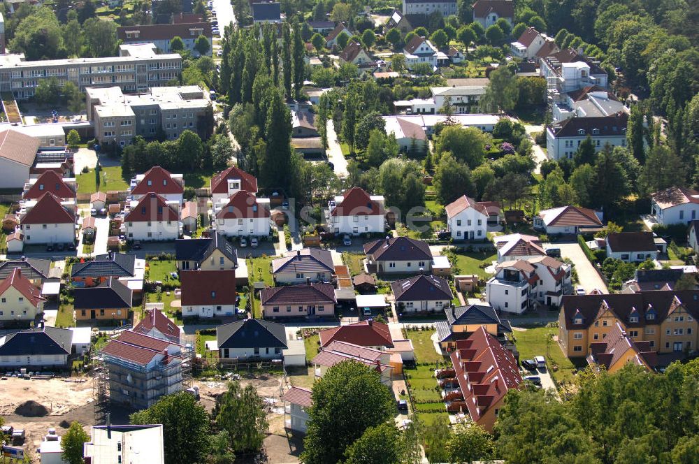 Graal-Müritz von oben - Wohngebiet Eselswiese im Ostseeheilbad Graal-Müritz