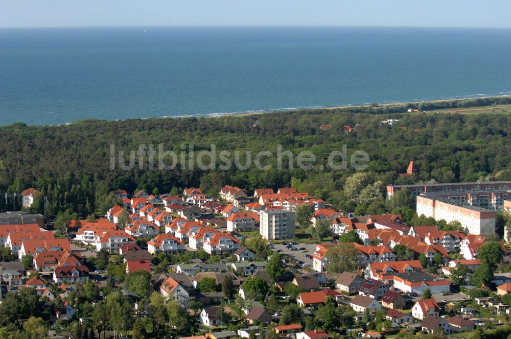 Graal-Müritz von oben - Wohngebiet Eselswiese im Ostseeheilbad Graal-Müritz