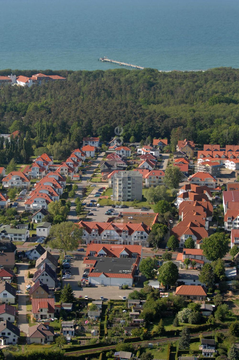 Luftaufnahme Graal-Müritz - Wohngebiet Eselswiese im Ostseeheilbad Graal-Müritz